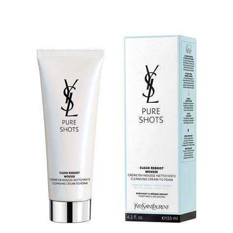 ysl facial cleanser|Discover the new YSL Beauty Pure Shots Clean Reboot Mousse.